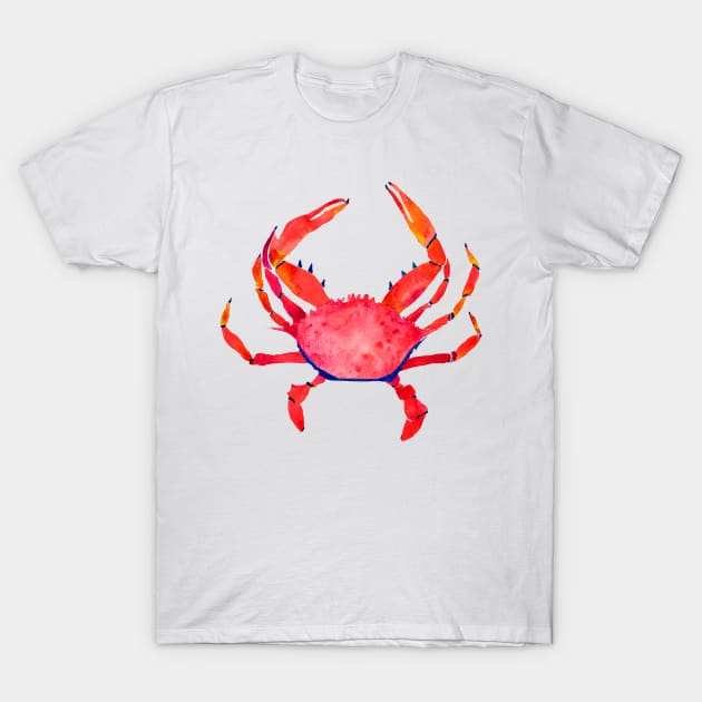 Red Crab T-Shirt by AmayaBrydon